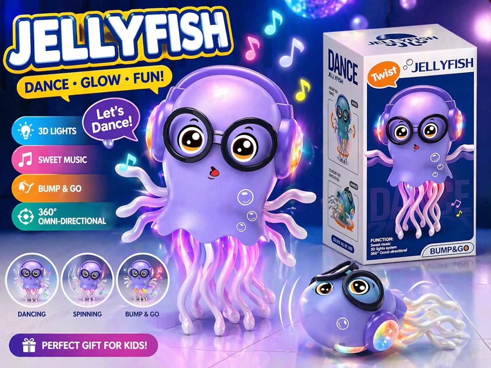 JELLYFISH  DANCE PIANO PLAYER HX178