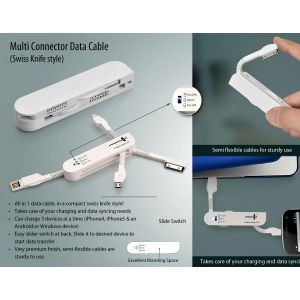 Multi Connector Data Cable Set (Swiss Knife Style)