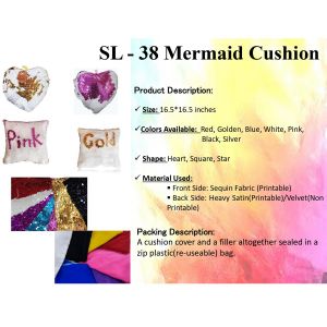 Sublimation  Blank MAGIC Cushion SQUARE With Pillow 16"