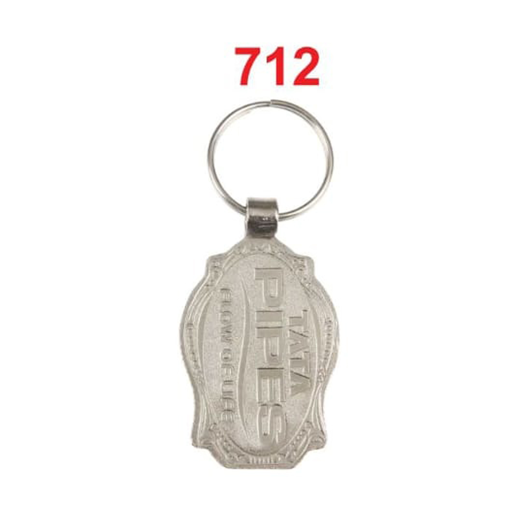 DA7122025*SPARK FOLD NICKEL METAL KEYCHAIN