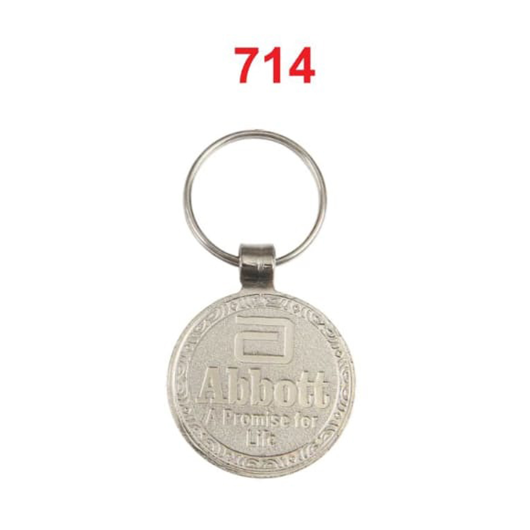 DA7142025*SPARK FOLD NICKEL METAL KEYCHAIN
