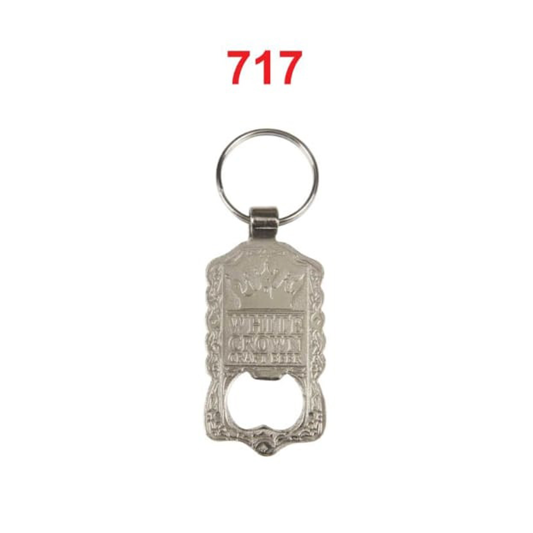 DA7172025*SPARK FOLD & BOTTLE OPENER NICKEL METAL KEYCHAIN