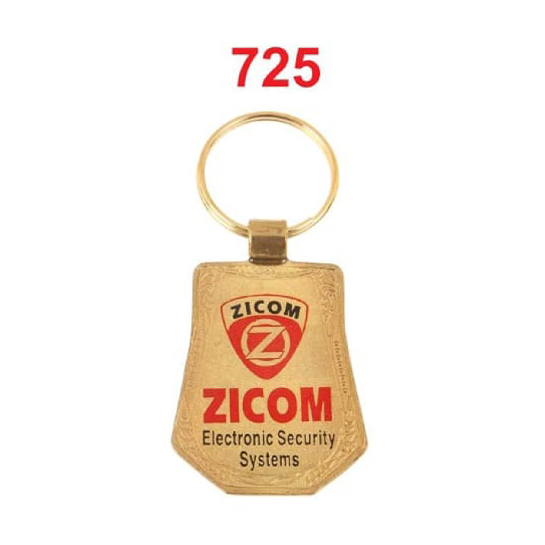 DA7252025*GOLDEN CHAIN & FOLD DIGITAL PHOTO LAMINATION METAL KEYCHAIN