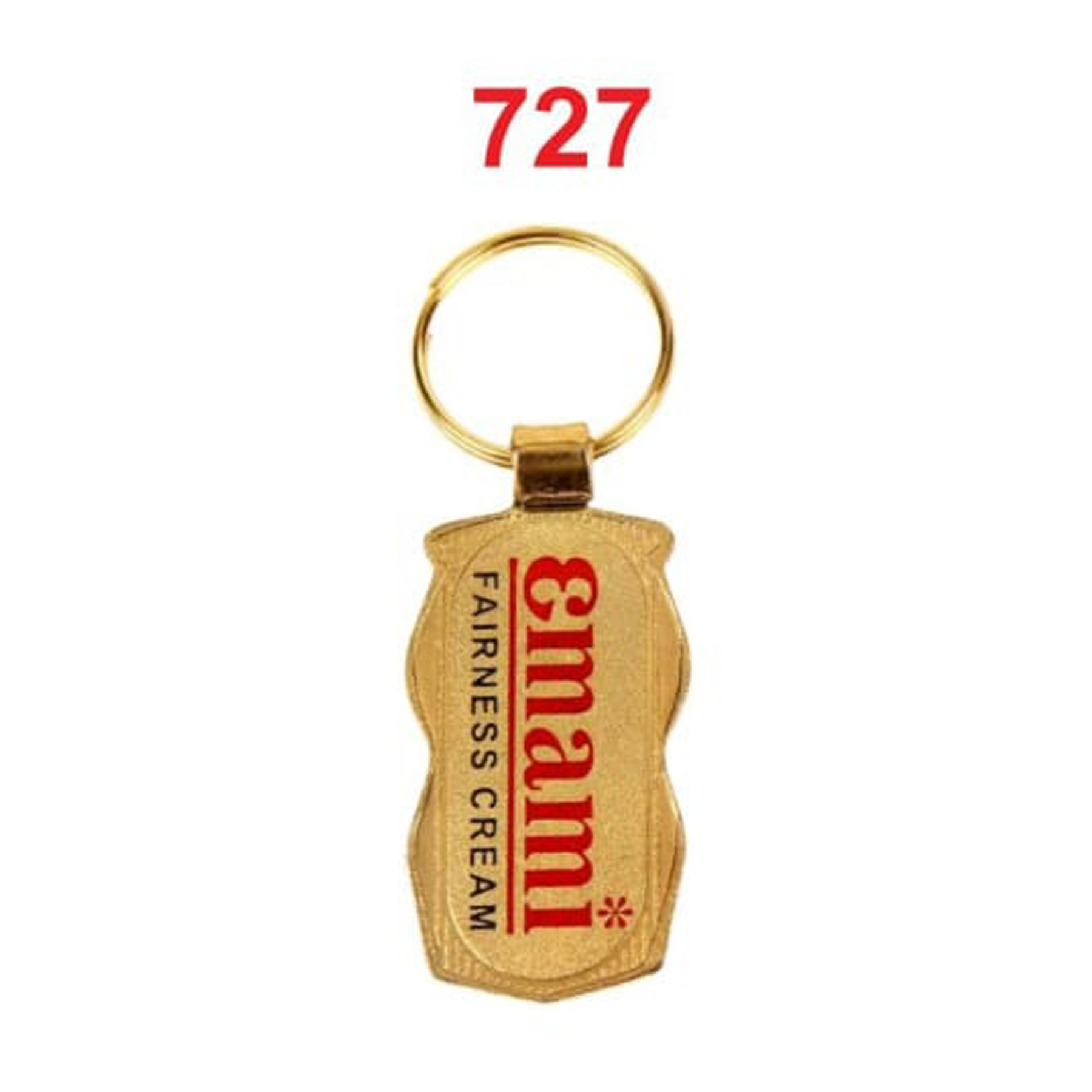 DA7272025*GOLDEN CHAIN & FOLD DIGITAL PHOTO LAMINATION METAL KEYCHAIN