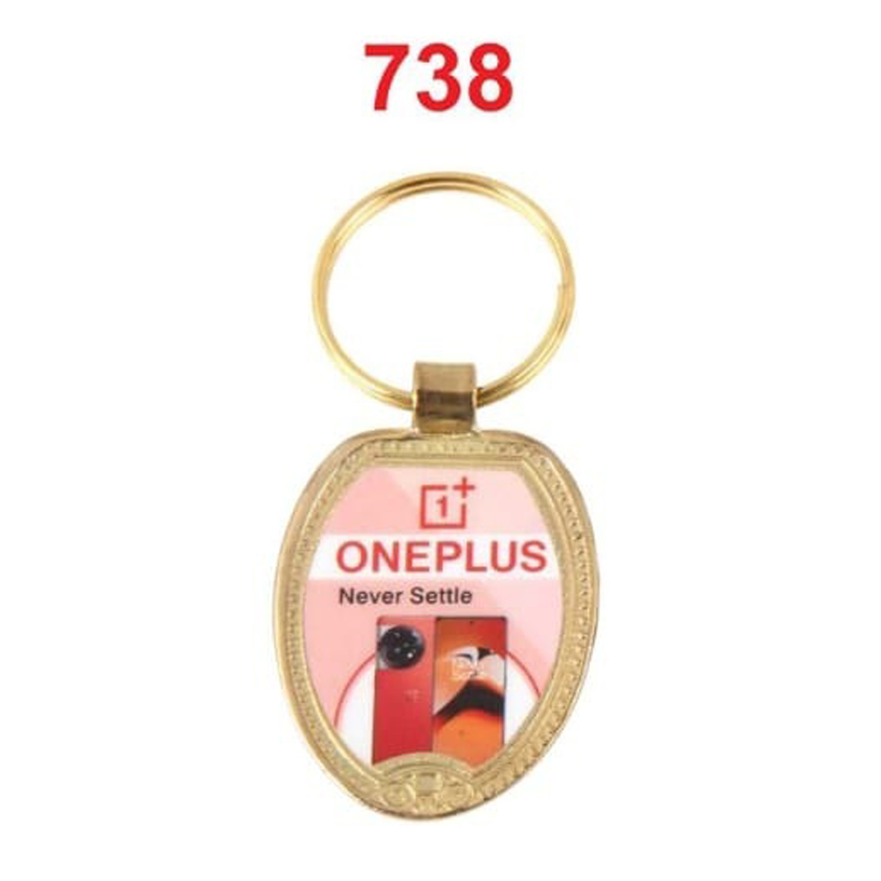 DA7382025*GOLDEN CHAIN & FOLD DIGITAL PHOTO LAMINATION METAL KEYCHAIN