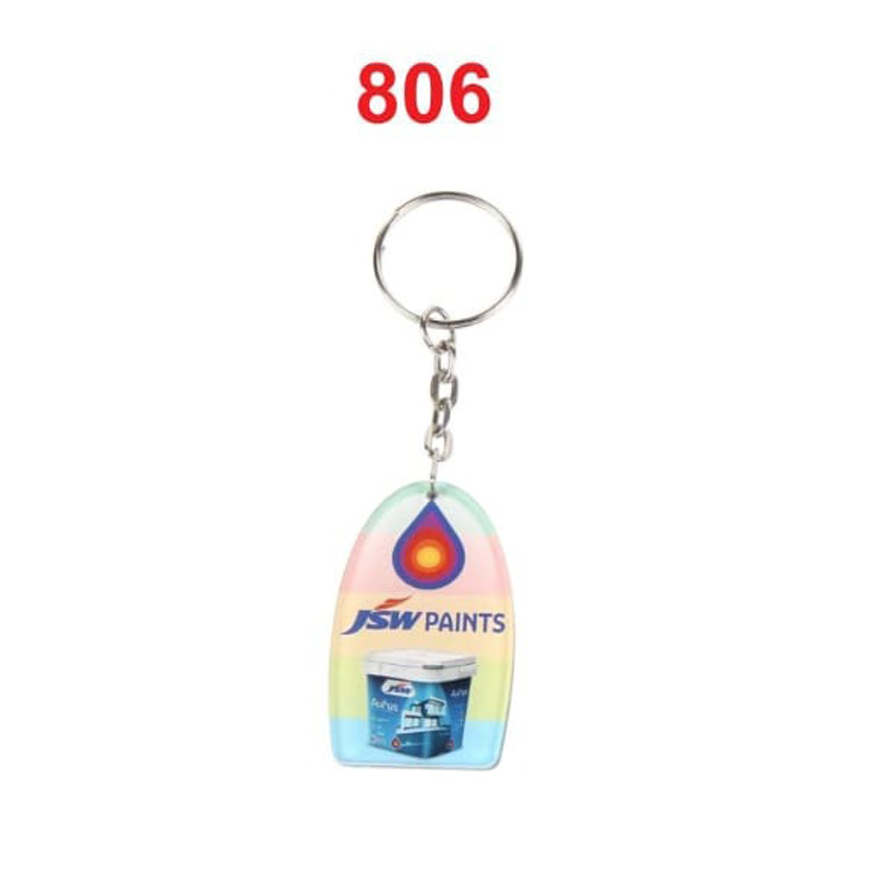 DA8062025*ACRYLIC SHEET KEYCHAIN WITH GOOD QUALITY CHAIN