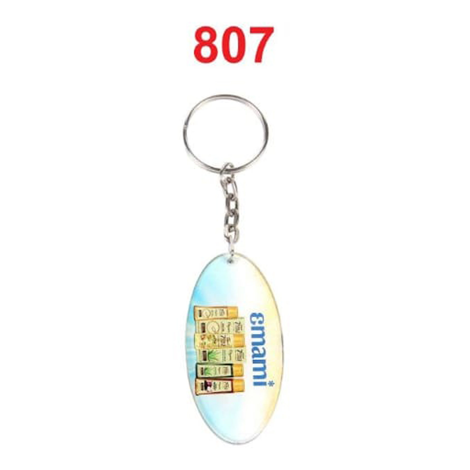 DA8072025*ACRYLIC SHEET KEYCHAIN WITH GOOD QUALITY CHAIN