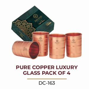 PURE COPPER LUXURY
GLASS PACK OF 4 DC163