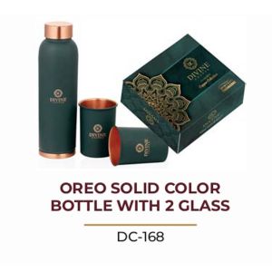 OREO SOLID COLOUR
BOTTLE WITH 2 GLASS DC168
