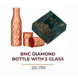 BMC DIAMOND BOTTLE WITH 2 GLASS DC170