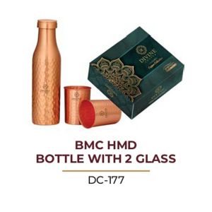 BMC HMD BOTTLE WITH
2 GLASS DC177