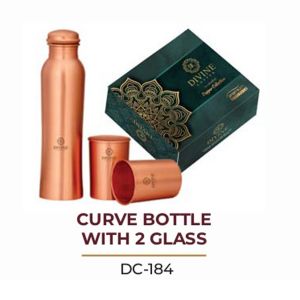 CURVE BOTTLE
WITH 2 GLASS DC184