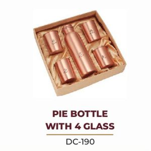 PIE BOTTLE WITH 4 GLASS DC190
