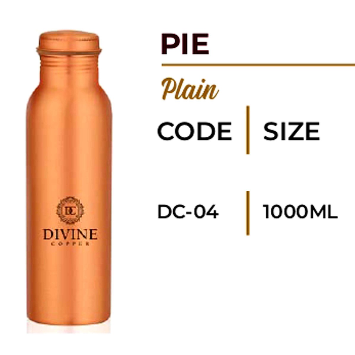 PIE PLAIN DC4