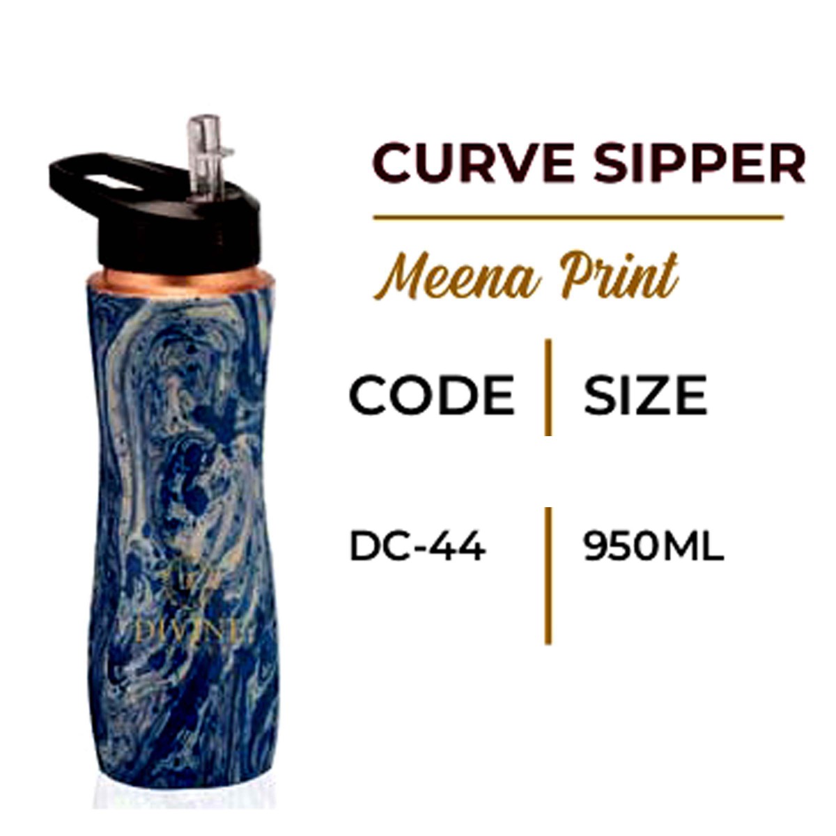 CURVE SIPPER MEENA PRINT DC44