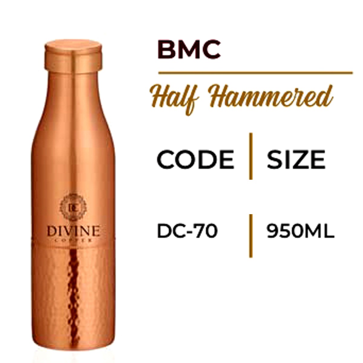 BMC HALF HAMMERED DC70