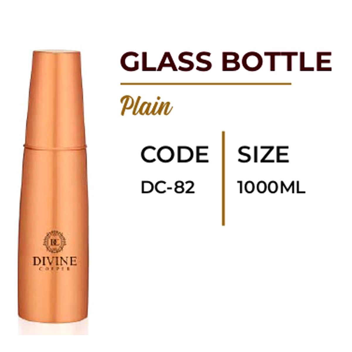 GLASS BOTTLE DC82