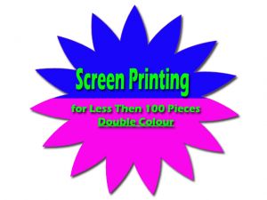 Screen Printing Charge (Double Colour )