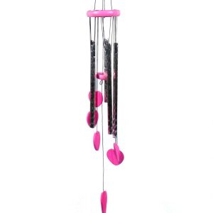 pipe wind chimes pink