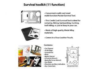 SURVIVAL TOOLKIT (11 FUNCTION )