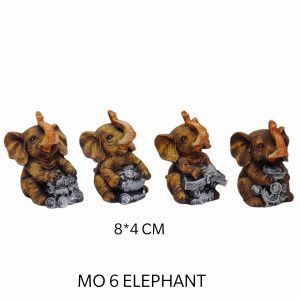 MO 6 ELEPHANT 4 PC SET*MO6ELEPHANT