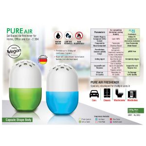 Pure Air: Gel Based Air Freshener For Home, Office And Car | Capsule Shape 