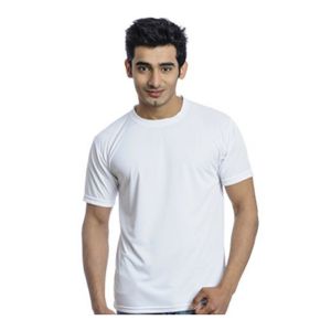 Sublimation Blanks Round Neck T-Shirts Dry Fit