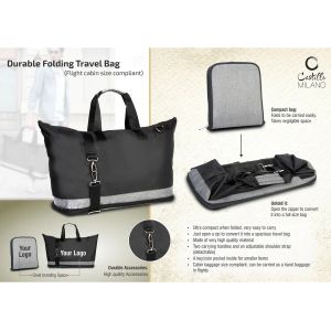 Durable Folding Travel Bag (Flight Cabin Size Compliant)