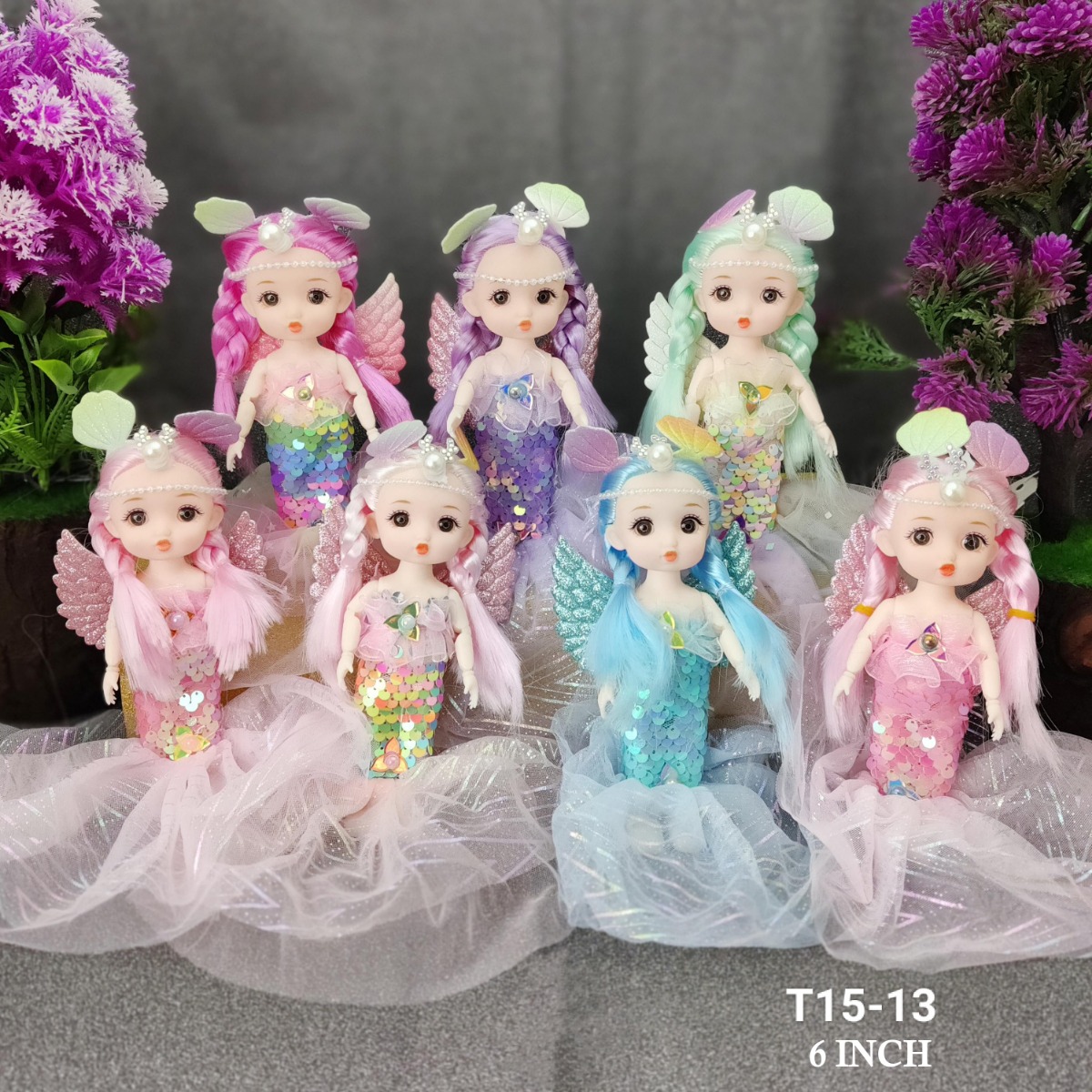 Mermaid China Dooll Blister Packing(24)
