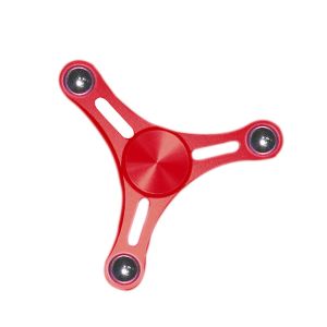 THIN TRIANGLE METAL SPINNER (RED)