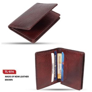 TL-974*Card Holder NDM Leather (Brown)