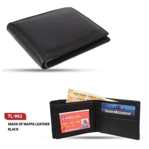 TL-992*Wallet  Nappa Leather (Black)