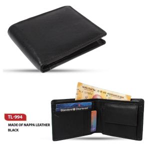 TL-994*Wallet Nappa Leather (Black)