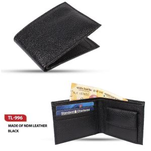 TL-996*Wallet  NDM Leather (Black)
