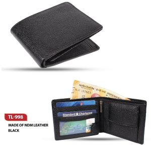 TL-998*Wallet NDM Leather (Black)