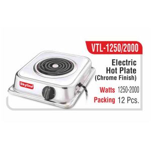 VTL1250*HOT PLATE 1250 W CHROME FINISH