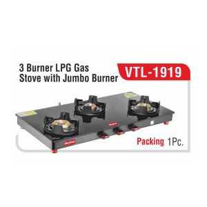 VTL1919*GAS STOVE WITH 3 BURNER (JUMBO BURNER )