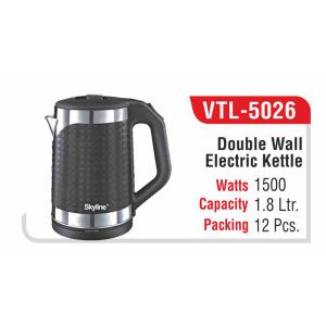 VTL5026*KETTLE 1.8 LTR OUTER PLASTIC INNER STEEL