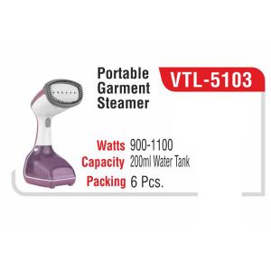 VTL5103*PORTABLE GARMENT STEAMER
