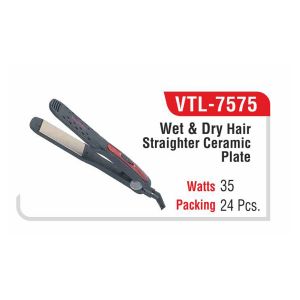 VTL7575*WET & DRY HAIR STRAIGHTNER CERAMIC PLATE