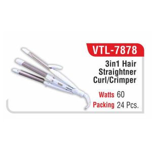 VTL7878*3 IN 1 HAIR STRAIGHT/CURL/CRIMPER
